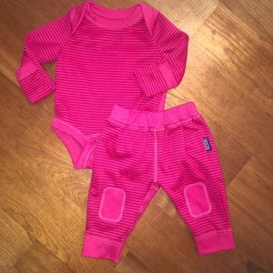 Patagonia midweight capilene baselayer, 0-3 mos